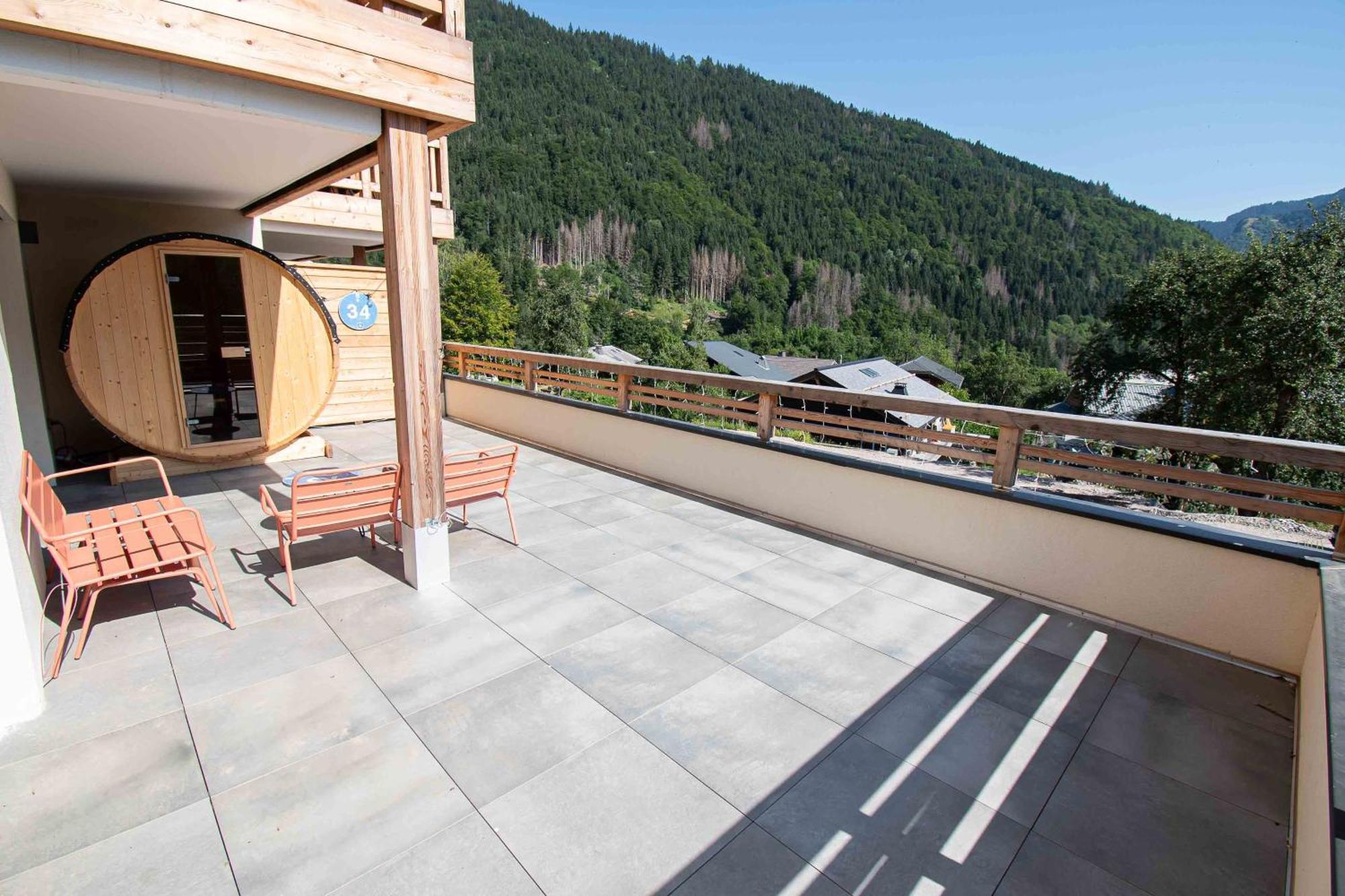 Dans Residence Neuve Le Snow Roc Sur Les Pistes, Grand Studio Cosy 5 Pers Avec Terrasse Panoramique, Sauna, Wifi Saint-Jean-d'Aulps Exterior photo