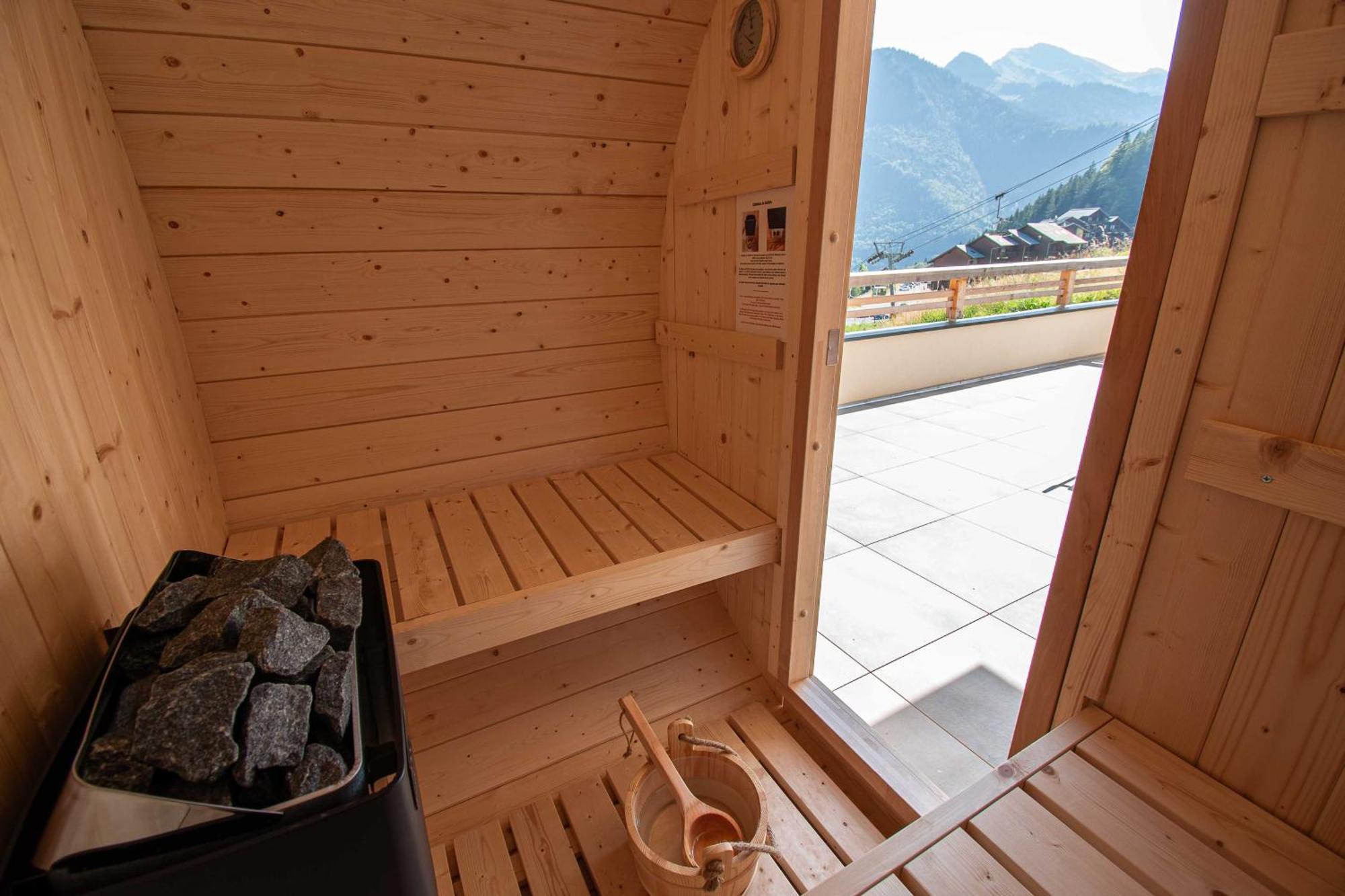 Dans Residence Neuve Le Snow Roc Sur Les Pistes, Grand Studio Cosy 5 Pers Avec Terrasse Panoramique, Sauna, Wifi Saint-Jean-d'Aulps Exterior photo