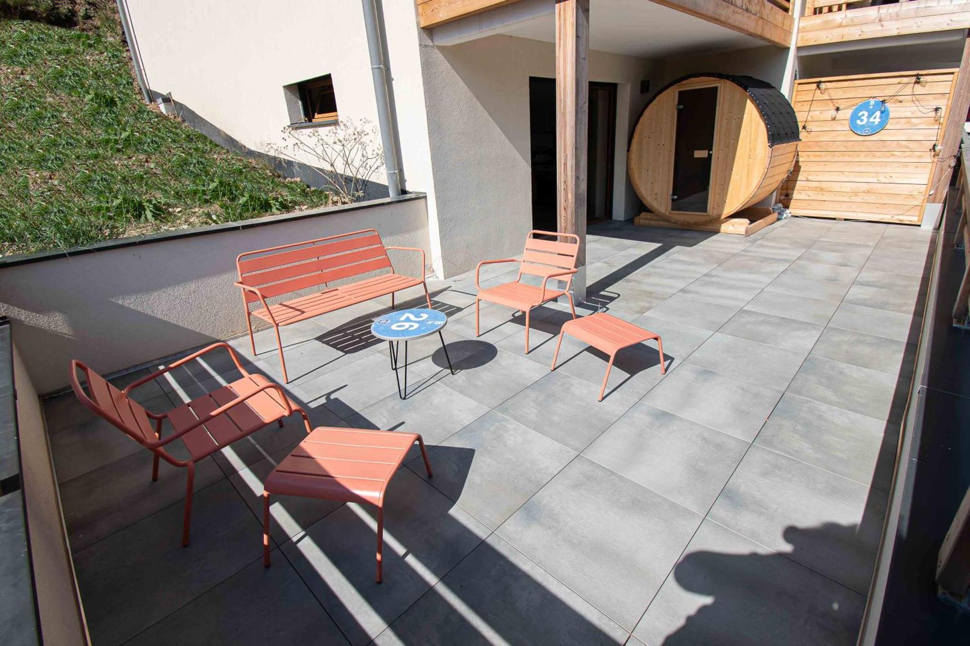 Dans Residence Neuve Le Snow Roc Sur Les Pistes, Grand Studio Cosy 5 Pers Avec Terrasse Panoramique, Sauna, Wifi Saint-Jean-d'Aulps Exterior photo